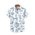 thumbnail image 6 of LIBRCLO Mens Shirts, Casual Button Down Shirts Short Sleeve Summer Clothes for Hawaiian Vacation Beach, 6 of 6