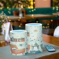 thumbnail image 3 of Yayeee Flameless Candles with Remote Flickering Battery Operated Multi Color Changing, Beige Cats Reading, 3 of 7
