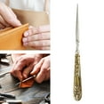 thumbnail image 4 of Leather Punch Hole Awl, Leathercraft DIY Tool, Tailors Punching , Repair Supplies Golden, 4 of 7