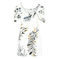 thumbnail image 3 of Njoeus Summer Dresses for Women Cold Shoulder Tank Mini Dress T Shirt Dress Casual Flowy Boho Floral Beach Sundress S-3XL, 3 of 4