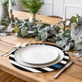 thumbnail image 6 of Round Placemats Blue Stripes USA Police 15 inch Set of 2 Table Mats for Dining Table Law Enforcement Officers Heat Resistant Non-Slip Kitchen & Home Decorative Place Mat Set, 6 of 8