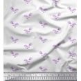 thumbnail image 1 of Soimoi Purple Velvet Fabric Artistic Bud Floral Printed Craft Fabric by the Yard 58 Inch Wide, 1 of 3