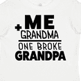 thumbnail image 4 of Inktastic Me Plus Grandma Equals One Broke Grandpa Boys or Girls Toddler T-Shirt, 4 of 5