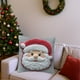 thumbnail image 4 of Fundas de almohada navideñas de 45x45 cm (17,7x17,7 pulgadas), fundas decorativas con tela suave y cremallera oculta para decoración del hogar. Funda de almohada de algodón., 4 of 7