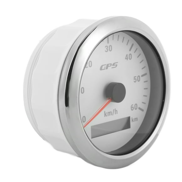 GPS Speedometer, ABS Stainless Steel Speedometer for Car GPS Speedometer Motorcycle with GPS Receiving Box for Cars Boats 9-32V DC