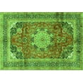 thumbnail image 1 of Ahgly Company Indoor Rectangle Medallion Green Traditional Area Rugs, 4' x 6', 1 of 1