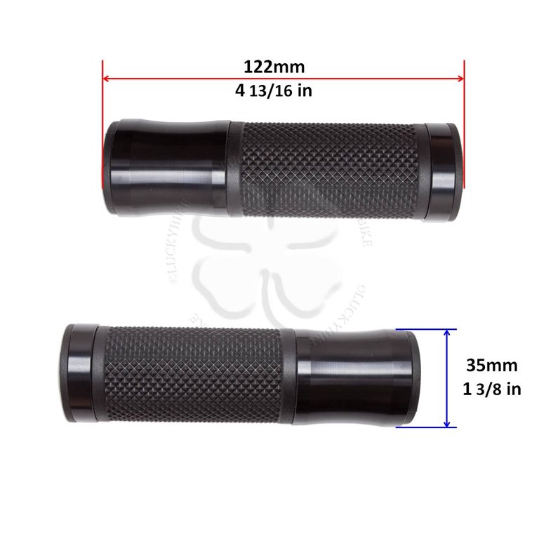 Motorcycle Hand Grips Open End 7/8 Inch Handlebars GSXR CBR RR