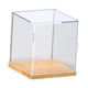thumbnail image 2 of Caja de exhibición de figuras de acción de mostrador, vitrina de madera multifuncional a prueba de polvo 15x15x16cm, 2 of 9