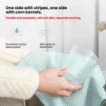 thumbnail image 4 of Double-Sided Kitchen Cleaning Cloths - Oil Removal, Heat-Resistant, Multi-Use for Dishwashing, Glass Wiping, Hand Drying, 2 Sizes (11.81"x11.81"/15.75") & 4-Pack/Single Sets, 4 of 9