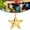 Gold, variant on 5.9" 3D 4th of July Patriotic Star Hanging Decoration,250th Anniversary Red White and Blue Star Decor Independence Day Star for Memorial Day Veterans Party Decor Supplies(1 Pack)