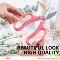 thumbnail image 6 of Floral Shears,Professional Flower Scissors,Garden Shears with Comfortable Grip Handle,Pruning Shears,Floral Scissors for Arranging Flowers,Gardening,Pruning,Trimming Plants,Picking,Cutting-Purple, 6 of 7