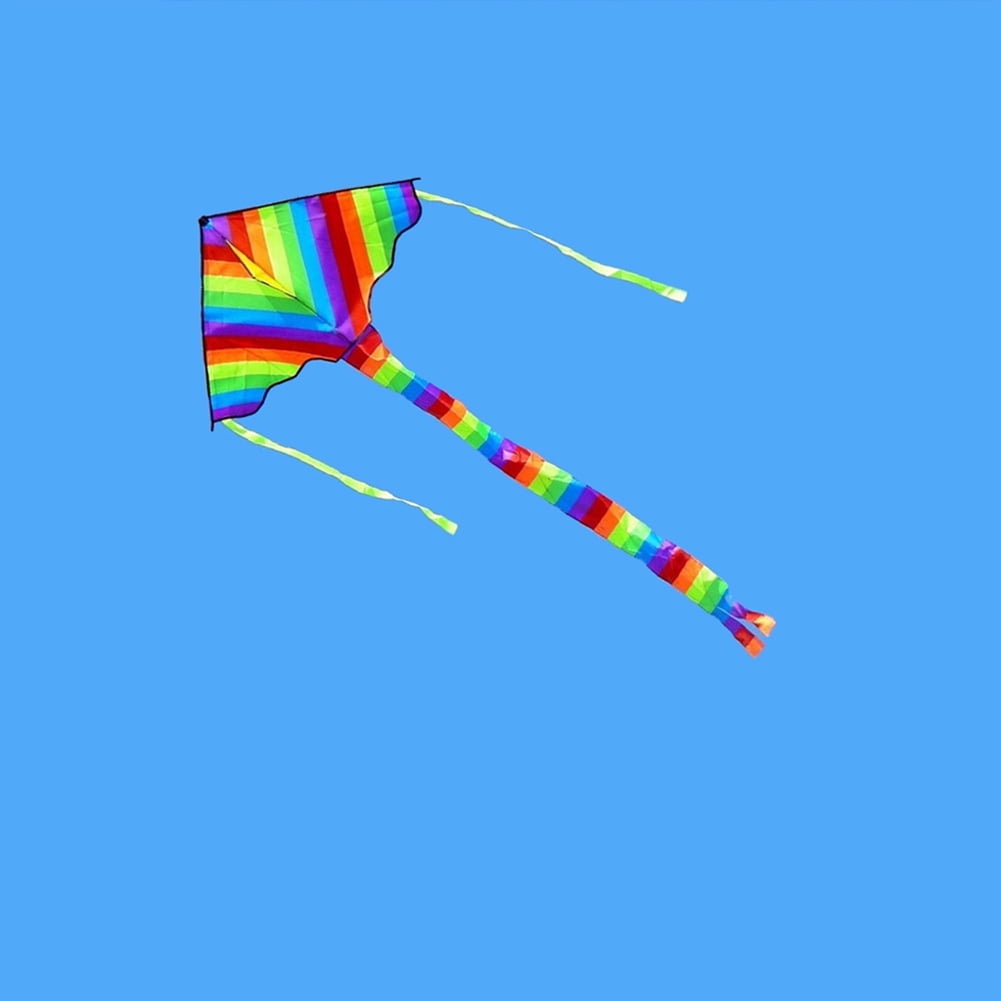 HOT 2 x 164ft Kite String with Handle Sets For Kids Outdoor Flying Rainbow Kites