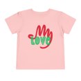 thumbnail image 2 of Bella+Canvas Toddler My Love Short Sleeve Tee, 2 of 3