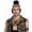 Brown, variant on HPO Adult Men's Color Styles Mohawk Punk Rock Spiky Wig Straight Spiked Halloween Fancy Hair
