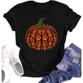 thumbnail image 1 of Playera de Halloween para Mujer: Tops de Otoño con Estampado de Leopardo, Regalo Ideal para Thanksgiving, 1 of 5