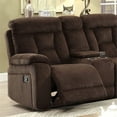 thumbnail image 5 of Furniture of America Daniah Chenille Reclining Sectional in Brown, 5 of 5