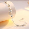 thumbnail image 5 of GKNET 1Pc Cute Stylish Fox Bracelet Silver Color For Girl Woman Fashion Accessorie WY4, 5 of 6