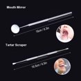 thumbnail image 2 of Graflsoa Professional Stainless Steel Dental Kit with 4 Essential Tools for Oral Care and Hygiene, 2 of 6