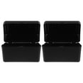 thumbnail image 2 of KAKOWELY notecard box 1 Set Plastic Index Card Box Organizer Case Flash Note Card Holder Index Card Container for Recipe Cards Note Cards and Flashcards5.71"X3.54"X3.15", 2 of 5