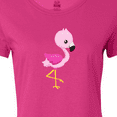 thumbnail image 4 of Inktastic Cute Flamingo, Baby Flamingo, Pink Flamingo, Bird Women's T-Shirt, 4 of 5