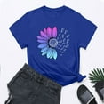 thumbnail image 5 of frariair Cotton Tshirts for Women Womens Fashion Workout T Shirts Athletic Plus Size Tops Summer Trendy Clothes Short Sleeve Spring Tee Blue, 5 of 9