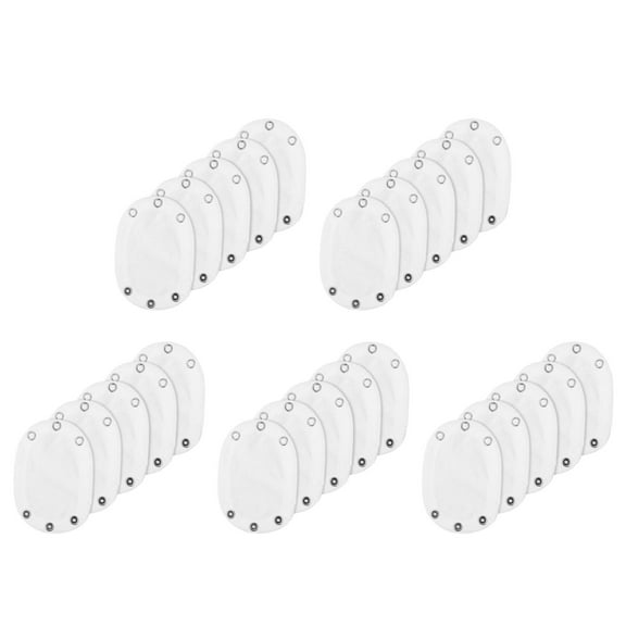 FRCOLOR 25 pcs  Baby Romper Extender Baby Bodysuit Size Adapter Bodysuit Extension Baby Romper Patch Cotton Bodysuit Snap Extenders