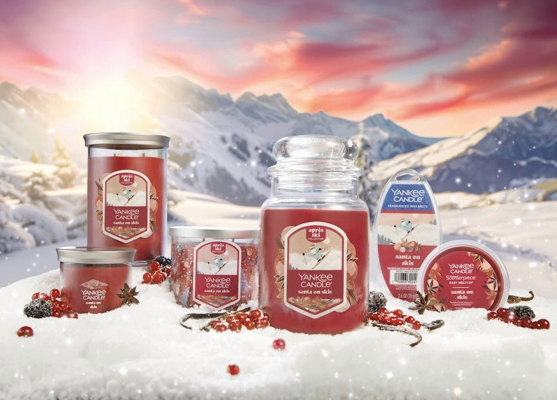 Yankee Candle Santa on Skis Fragranced Wax Melts, 6 Wax Spheres per Package, Pack of 6 (36 Cubes Total)