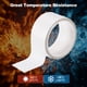 thumbnail image 5 of Cinta PTFE de alta temperatura Uxcell, 2 pulgadas x 33 pies, cinta de tela recubierta de PTFE adhesiva, cinta adhesiva PTFE, blanca, 0.13mm de grosor, 5 of 5