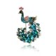 thumbnail image 1 of BR Lindo broche de pavo real de cristal para boda/banquete/ramo, 1 of 3