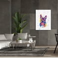 thumbnail image 6 of Epic Graffiti 'Colorful Watercolor French Bulldog' by Furbaby Affiliates, Canvas Wall Art, 40"x54", 6 of 8