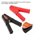 thumbnail image 2 of Qiilu 1 Paire de Câbles de Démarrage d'Urgence de Voiture Noirs et Rouges, Pince pour Câbles de Démarrage de Voiture, Pince pour Câbles de Démarrage de Batterie, 2 of 8
