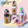 thumbnail image 2 of 850ML Water Bottle with Straw Motivational Water Bottles BPA Free Leak Proof Sports Water Bottle for Men Women Gym Fitness Outdoor, 2 of 8