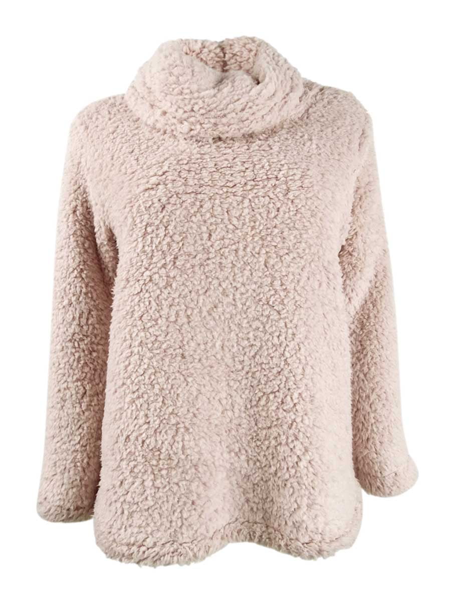 petite sherpa pullover