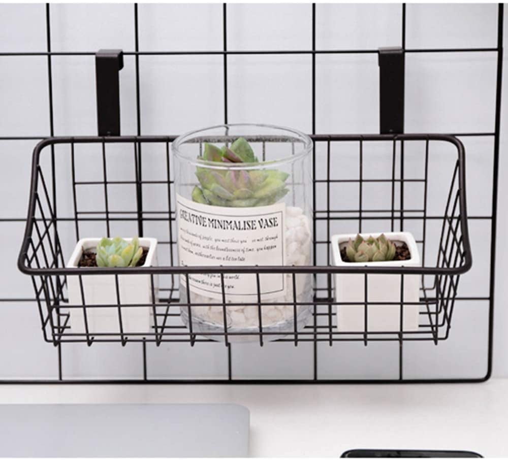 Basket With Hook Grid Storage Basket Hang It Behind A Door Or On A Railing Over 