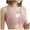 Rose Gold, variant on JGTDBPO Front Closure Bras For Women No Underwire Plus Size Full Coverage Bras Front Snap Bras Post Surgery Front Closure Brassiere Sports Bra Wireless Minimizer Bra