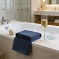 thumbnail image 6 of Leodye 1PCS Extra Large Pure Cotton Towel Ultra Soft Lightweight Quick Dry Highly Absorbent for Home Bathroom Travel -29.52x13.77in, 6 of 6