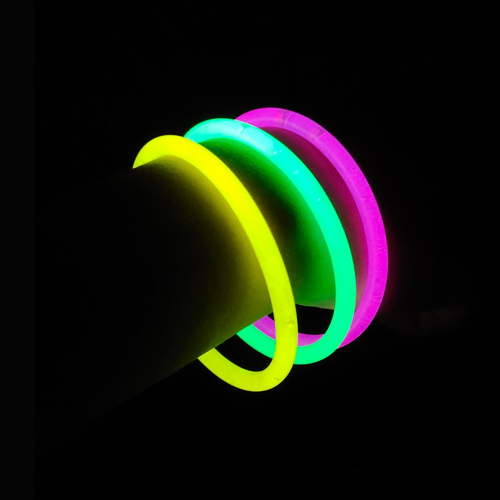 5.5x11.2IN 50CT 8IN Multicolor Glow Bracelet Party Products Way to  Celebrate - Walmart.com
