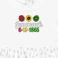 thumbnail image 4 of Inktastic Juneteenth 6-19-1865 with Flowers Girls Baby Dress, 4 of 5