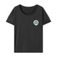 thumbnail image 1 of Camiseta de mujer de verano, ligera, suave, básica, para viajes, playa, desplazamientos Gris, 1 of 7