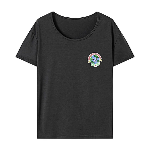 Camiseta de mujer de verano, ligera, suave, básica, para viajes, playa, desplazamientos Gris