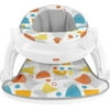 Fisher-Price Deluxe Sit-Me-Up Floor Seat Infant Chair with Feeding Tray & Toys, Primary Hills