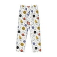 thumbnail image 4 of Daiia Rocket Planets Men's Sleep Pant with Pockets and Drawstring,Pajama Pants-X-Large, 4 of 9
