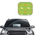 thumbnail image 2 of Balery 2 Piece Funny Chicken Car Windshield Sun Shade|Foldable Front Windshield Shade for Car Front Window for Most Sedans SUV Truck-, 2 of 7