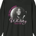 thumbnail image 2 of Whitney Houston Black and White Graphic Women's Black Long Sleeve Shirt-XS, 2 of 4