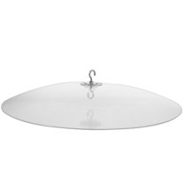 FUEENIRVA Sturdy Plastic Bird Feeder Dome Protector with Clear Material and Hanging Feature