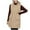 Khaki, variant on Viikei Winter Coats for Women Fashion Women Pocket Reversible Coat Long Jacket Winter Sleeveless Down Cotton Waistcoat