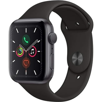Apple Watch Series 6 GPS, 44mm Space Gray Aluminum Case with Black