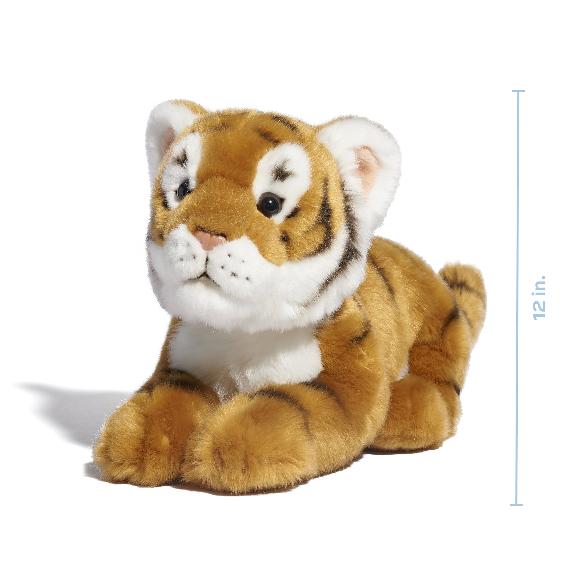 Hugs & Cuddles™ Rescue Center 12" Tiger Cub Plush, Ultra-Soft Plush, Includes Adoption Certificate, Ages 3+