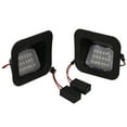 thumbnail image 6 of HEMOTON Black License Plate Lights with High Brightness LED for Car Use Made of PC 1 Pair, 6 of 8
