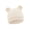 Beige, variant on Classical Bear Ear Infant Hat Waffles Weave Fabric Stretchy Head Cover Stretchable Caps for 0 to 2 Year Baby